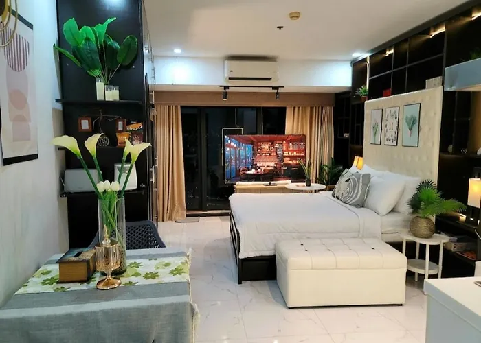 公寓 Incredible Makati Unit W Stunning View & 65 Tv