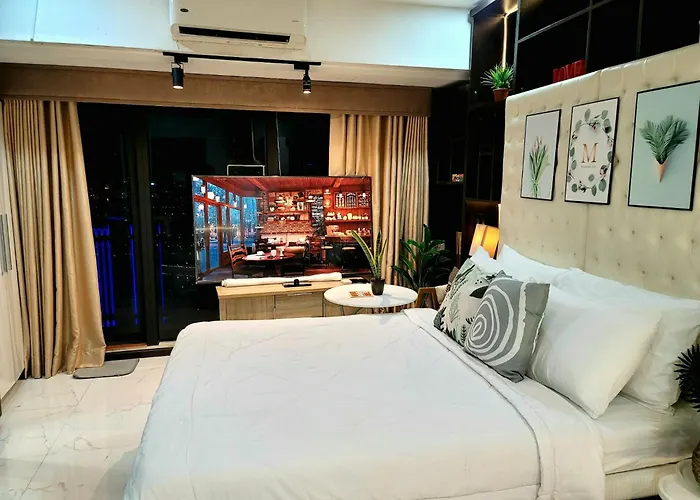 Incredible Makati Unit W Stunning View & 65 Tv * 马尼拉